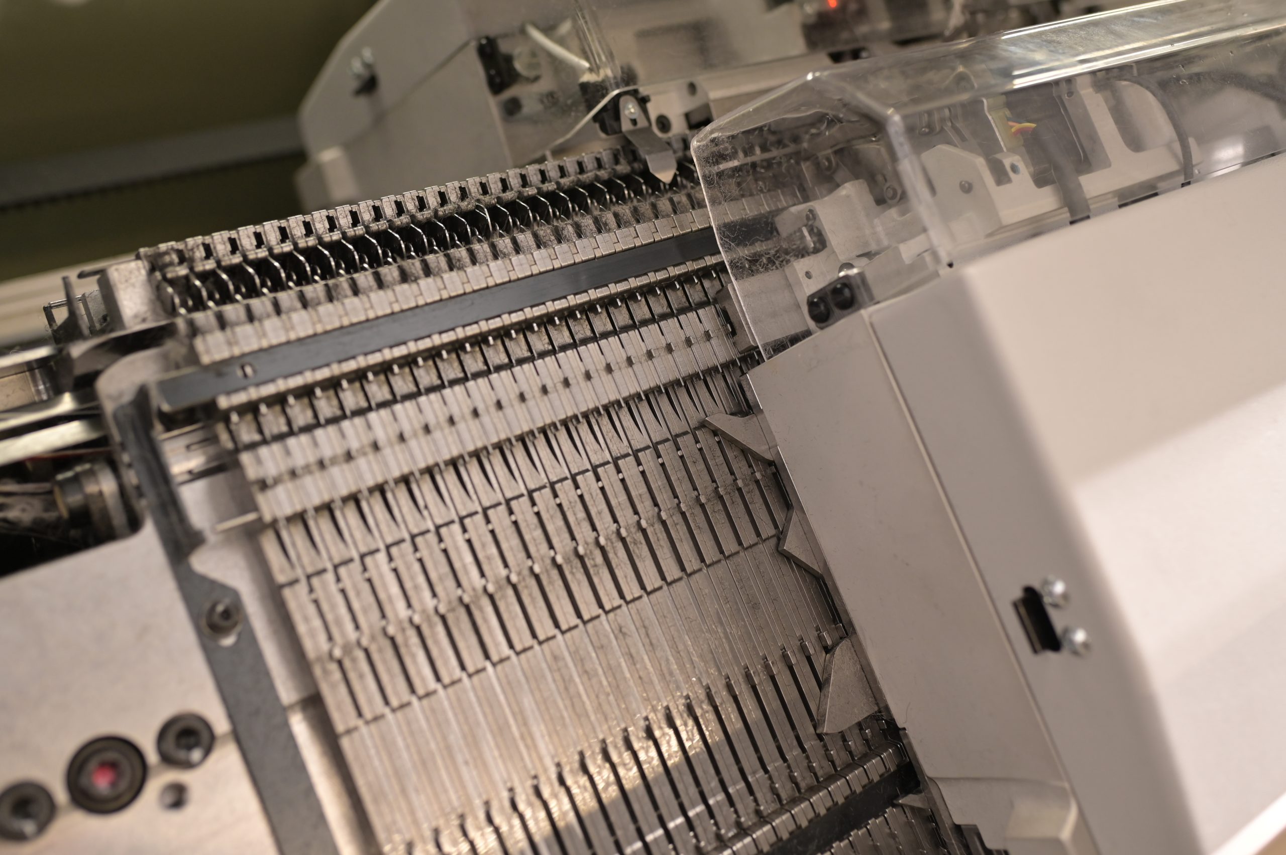 Sewing machine needles closeup complexity