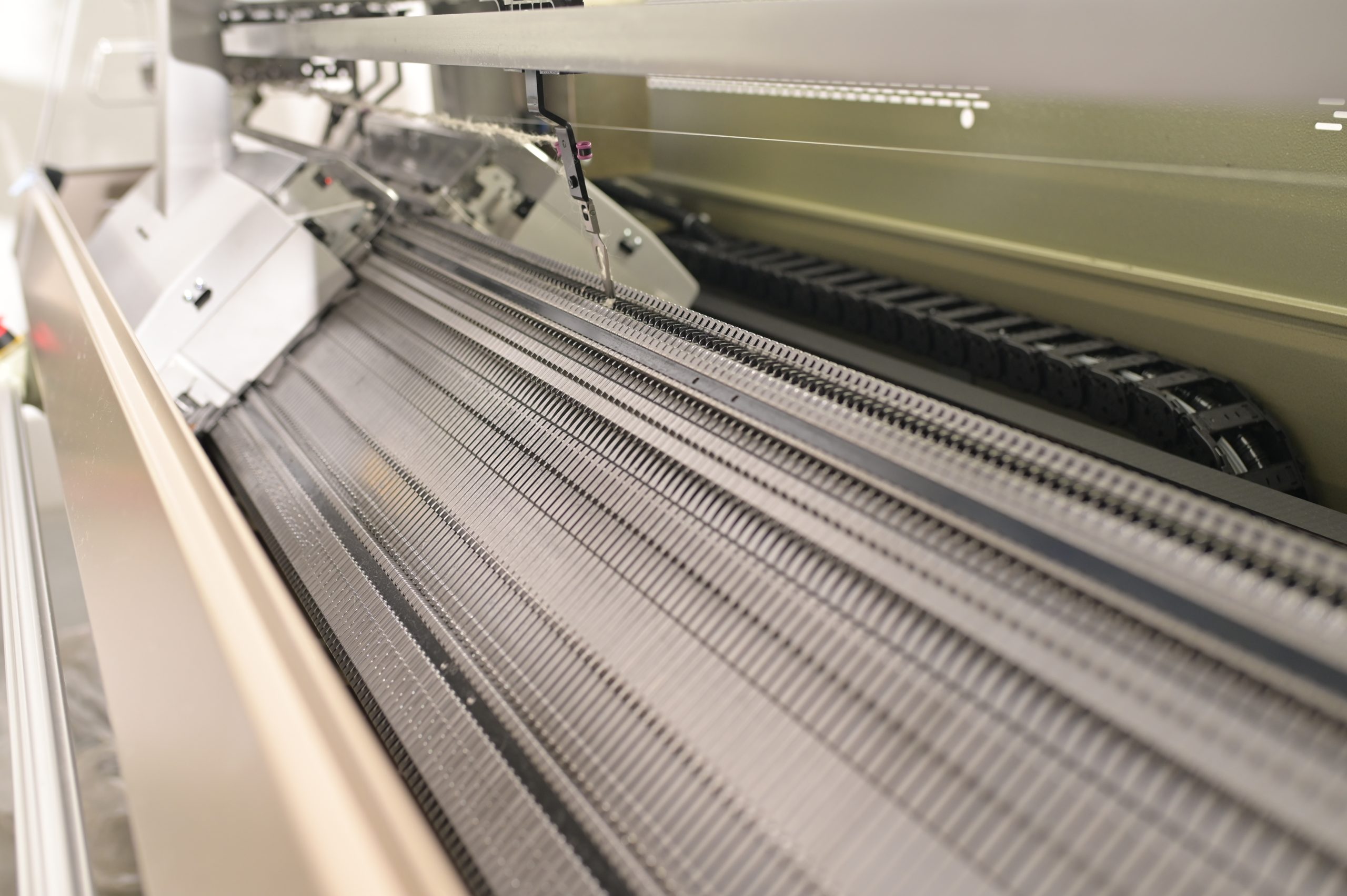 Big Sewing machine needles closeup